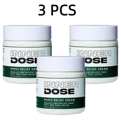 Inner Dose Magnesium & Arnica Body Cream – 120ml Moisturizing Muscle Massage Lotion for Body Comfort and Relaxation