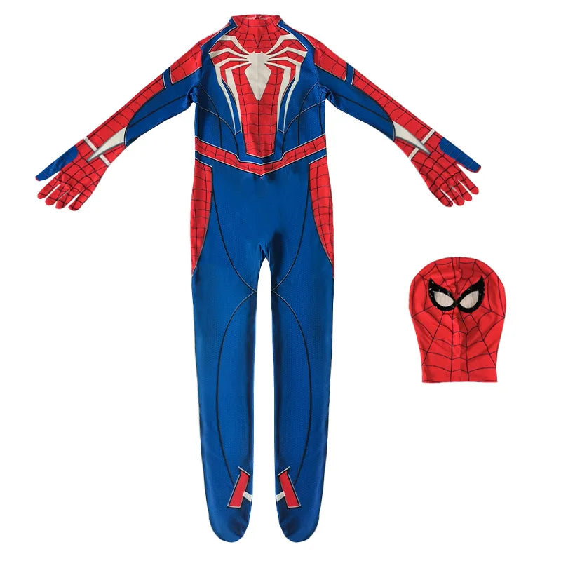 2025 Spiderman Cosplay Costume – Miles Morales Superhero Zentai Jumpsuit for Boys & Girls, Halloween & Carnival