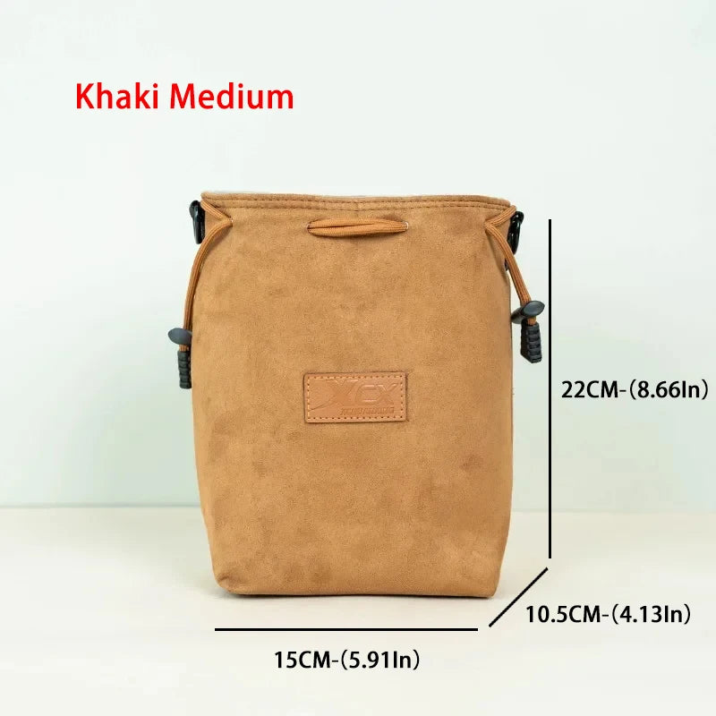 Instax Mini 12 EVO Camera Bag – Waterproof Single Shoulder Travel Bag for Canon, Nikon, Sony, Pentax & iPhone 15 AirPods Pro