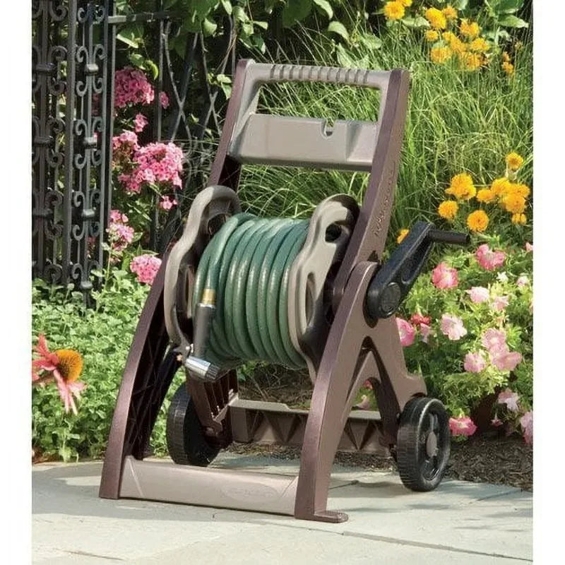 Suncast 175 ft. Hosemobile Hose Reel Cart – Mocha & Taupe