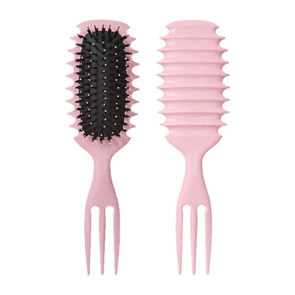 Candy Brush Curly Hair Styling – Nylon Bristle Detangling & Volumizing Comb for All Hair Types