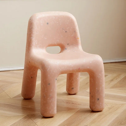 Nordic Style Mini Chairs Set - 8PCS Plastic Chairs with Backrest for Bedroom, Living Room and Dorm Decor