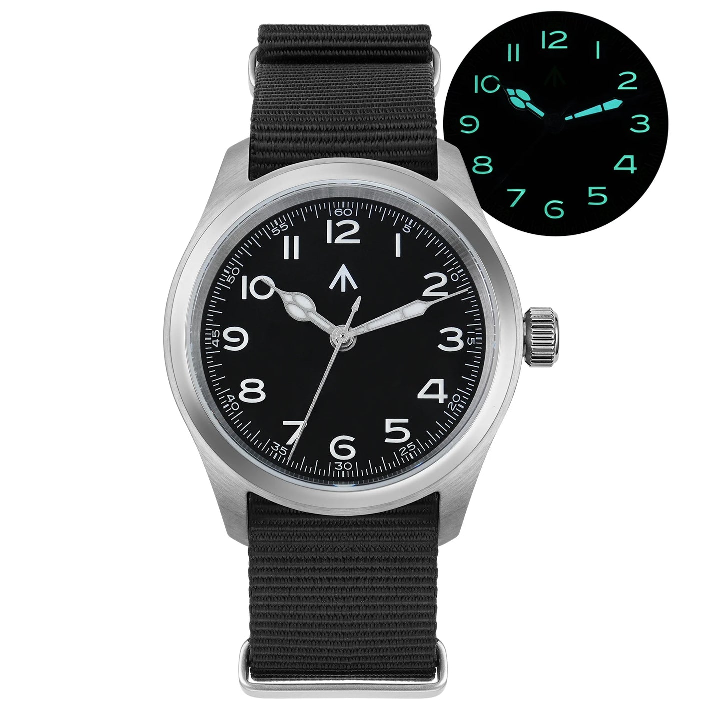 Militado ML08 Vintage Quartz Watch – VH31 Movement, Sapphire Crystal, 10Bar Waterproof, BGW9 Luminous Stainless Steel Men’s Watch
