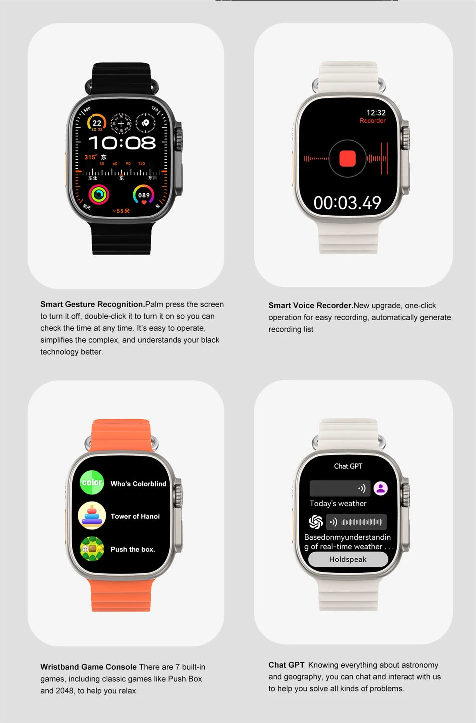 2025 DT Ultra 3 Pro Smartwatch – NFC, Bluetooth Call, Music & Video, Waterproof for Android & iOS, 32GB