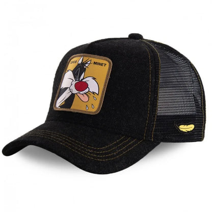 Anime Bunny TAZ DUCK Snapback Cap – Cotton Baseball Hat for Men & Women, Hip Hop Dad Mesh Trucker Cap