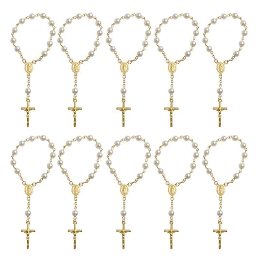 6mm Tiger Eye Rosary Beads Necklace – Catholic Jesus & Virgin Mary Pendant Long Knotted Chain Religious Jewelry for Men & Women