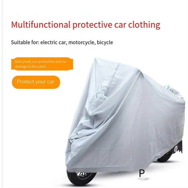 Waterproof Motorcycle Cover – UV Proof, Dust and Rain Protection for Outdoor and Indoor Use, Scooter and Bike Case