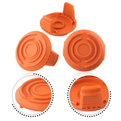 3-Piece String Trimmer Spool Cap Cover - Replacement Parts for WORX WG150-WG156 Models