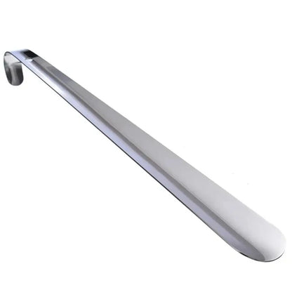 Professional 42cm Stainless Steel Shoehorn – Easy-Handle Metal Shoe Extractor and Lazy Shoe Helper Accessory