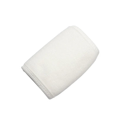 1pc Adjustable Makeup Hairband – Terry Cloth Spa Facial Headband with Magic Tape, Stretchy Eyelash Extension & Skincare Head Wrap