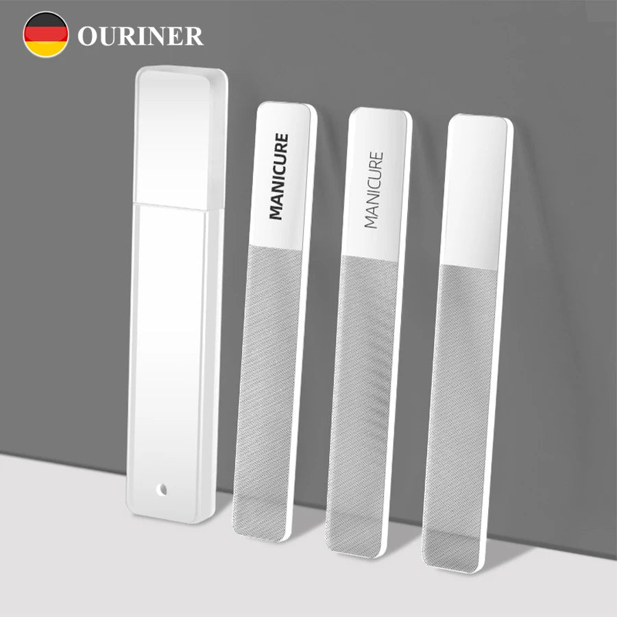 Nano Glass Nail File - Transparent Crystal Nail Polishing and Shining Tool for Smooth Nail Care