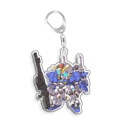Gundam Freedom ZGMF-X10A Keychain - Recycled Acrylic Anime Backpack Pendant and Collectible Gift for Fans