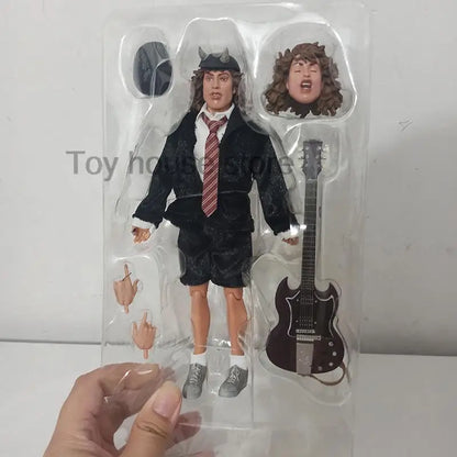 NECA Highway to Hell Angus Young & Bon Scott Action Figure – 18cm Collectible Toy Gift