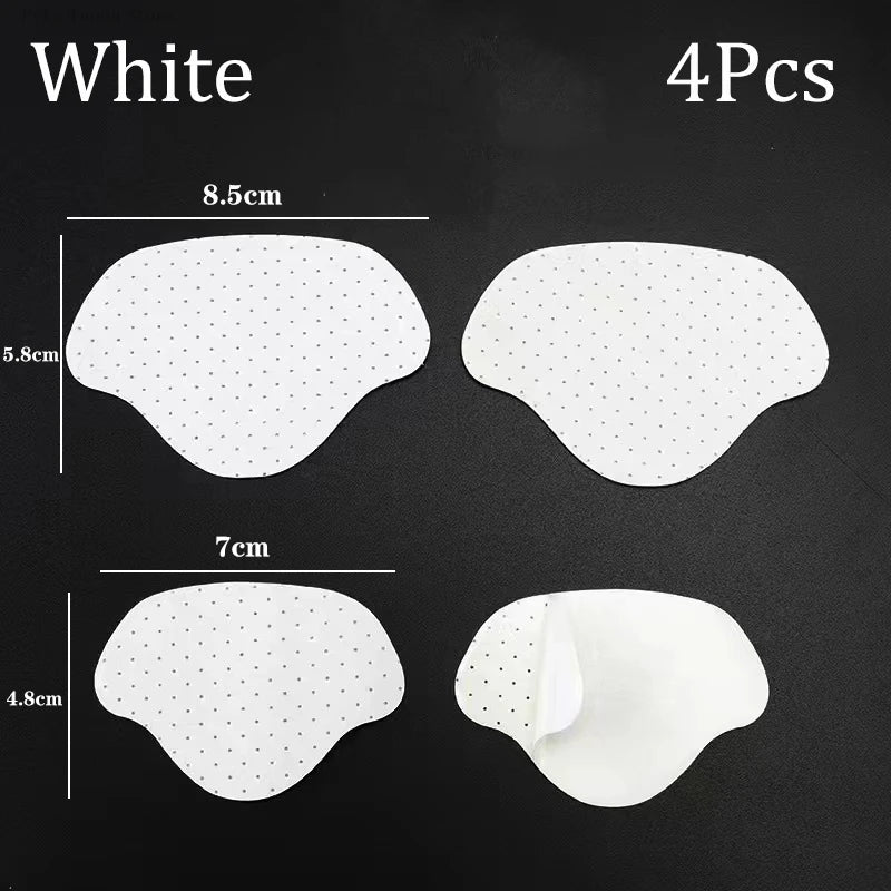 4pcs Heel Repair Patches – Breathable Shoe Hole Repair Stickers, Anti-Wear Heel Pads & Insoles Protector Inserts for Sneakers Foot Care