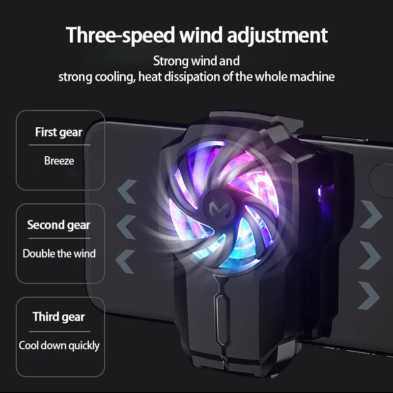 MEMO DL05 DL06 FL05 Mobile Phone Cooler: Cooling Fan Radiator for PUBG - Heat Sink System for Cellphones & Tablets