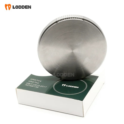 LODDEN 98mm GR2/GR5 Dental Titanium Disc — CAD/CAM Milling Block for Implants, Abutments & Dental Framework