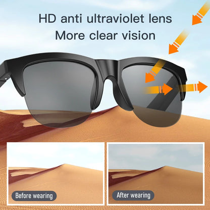 Smart Bluetooth V5.3 Sunglasses – Cutting-Edge Technology for Outdoor Sports, HIFI Sound, UV Protection, and Style, Designed for Men and Women