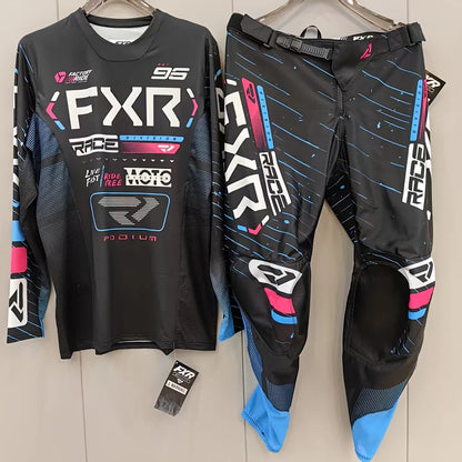 2025 FXR Off-Road Motorcycle Gear Set – MX Jersey & Pants Combo for Dirt Bike Racing & Motocross