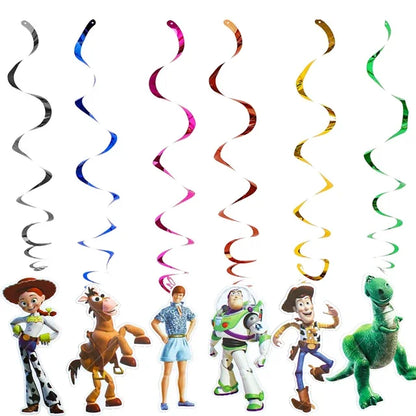 Disney Toy Story Buzz Lightyear Birthday Party Decoration Set – Foil & Latex Balloons, Happy Birthday Banner & Cake Topper for Kids Boys Hero Theme Party