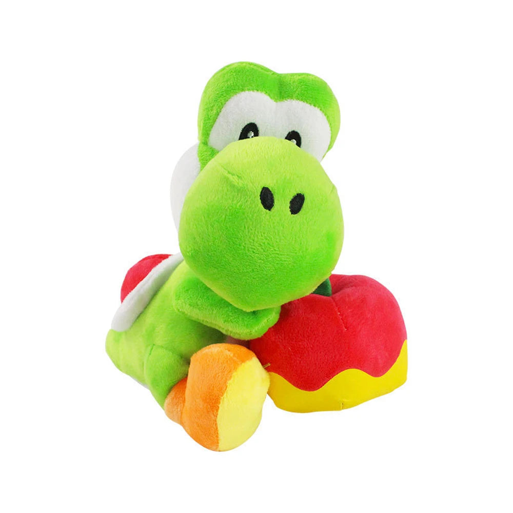 18cm Yoshi Plush Doll — Yoshi with Apple Stuffed Figure Toy