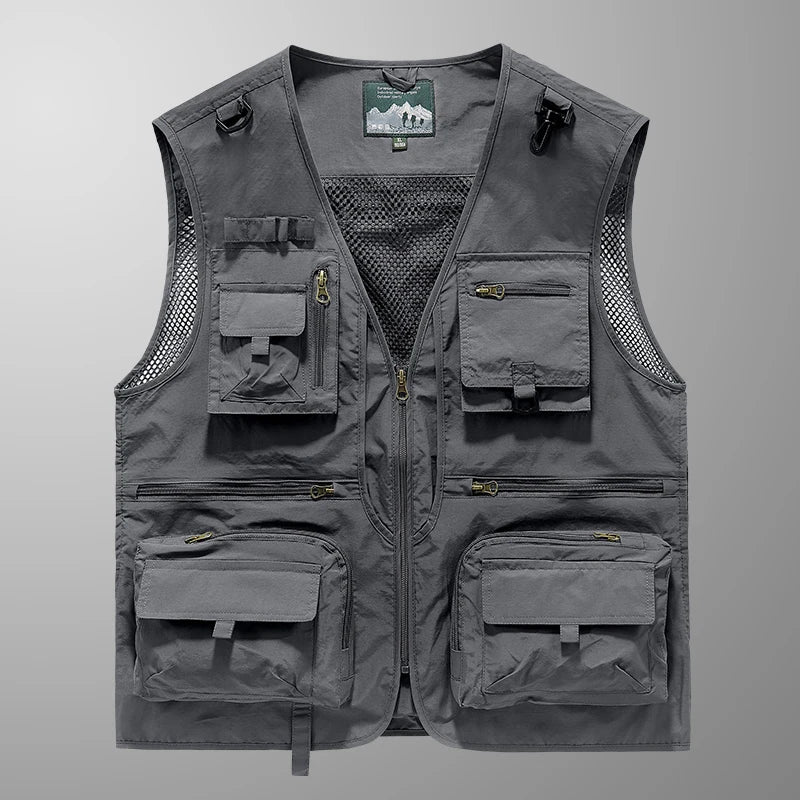 2024 Men’s Versatile Vest — Fashionable Spring, Summer & Autumn Trendy Jeep Style Casual Wear