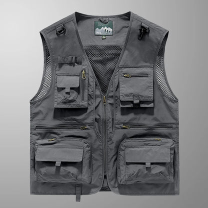 2024 Men’s Versatile Vest — Fashionable Spring, Summer & Autumn Trendy Jeep Style Casual Wear