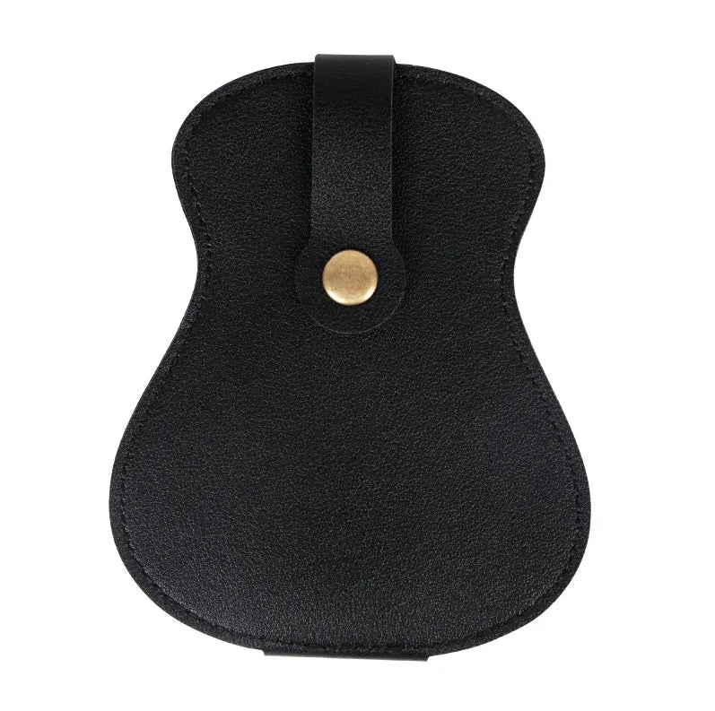 18-Slot Guitar Pick Storage Case – PU Leather Folding Durable Portable Plectrum Holder