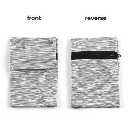 Lightweight Zipper Running Wrist Wallet Pouch - Ideal for Phone, Key, and Card Storage - Sweatband Gym Fitness Sports Cycling Arm Bag