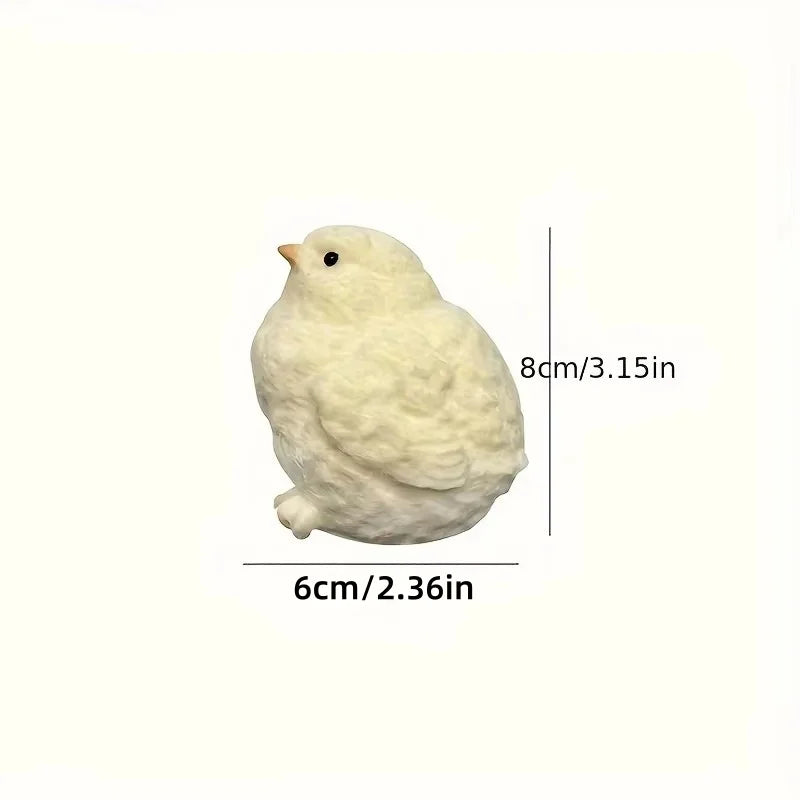 Yellow Chick Squishy Toy - Soft Squeeze Pop Fidget Stress Relief Gift for Kids & Adults