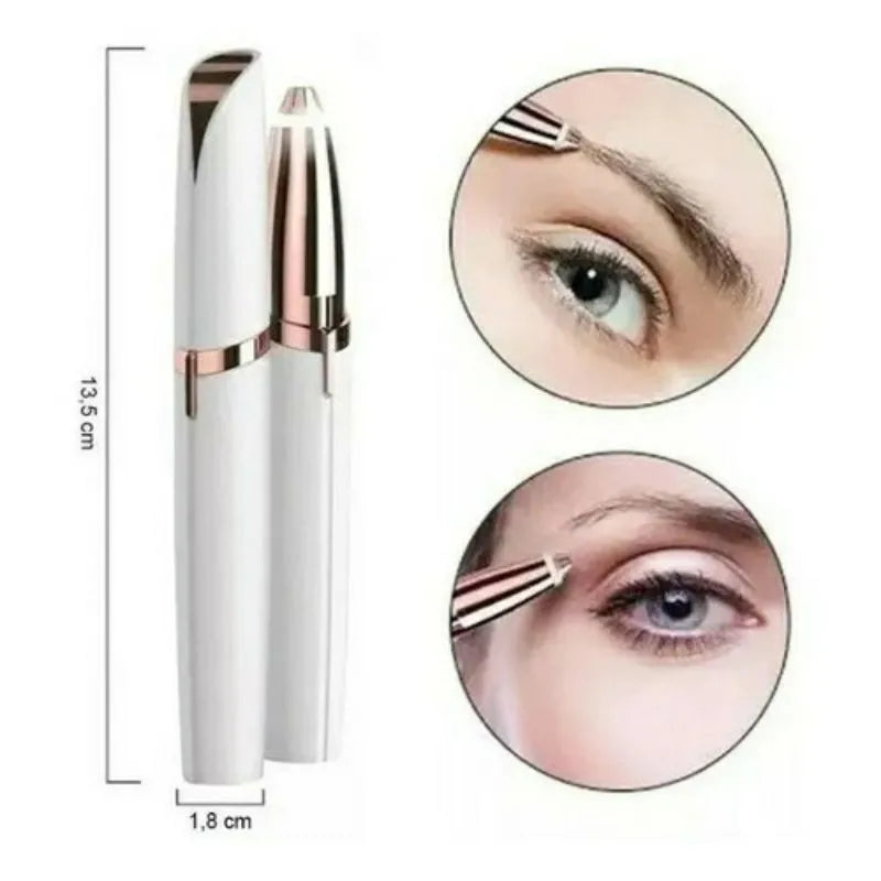 Electric Eyebrow Trimmer - Mini Rechargeable Facial Hair Remover and Portable Women’s Body Shaver Tool