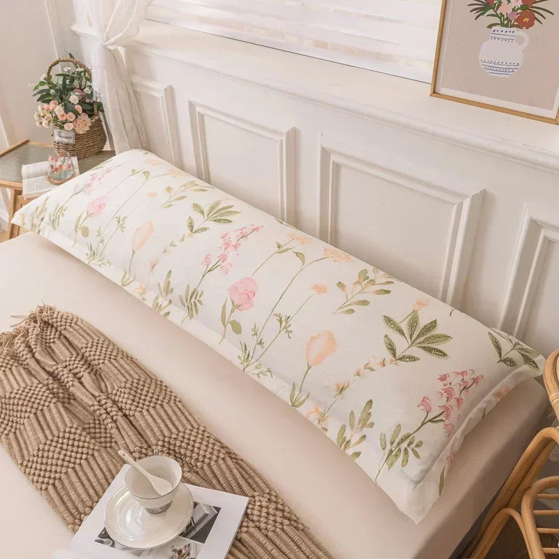 Skin-Friendly Couple Pillowcase – Cozy Polyester Hugging Pillow Cover, Large 120/150/180cm