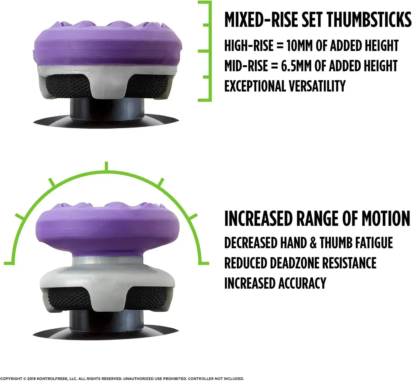 Freek Galaxy Performance Thumb Grip Caps – Silicone Analog Stick Covers for Xbox Series S/X Controller (Wholesale)