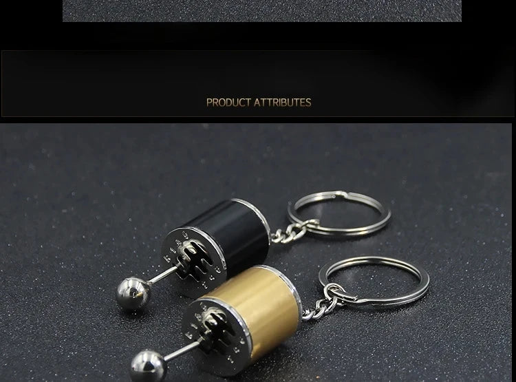 Mini Turbocharger Keychain - Spinning Turbine Keyring for Car Interior Accessories & Key Fob