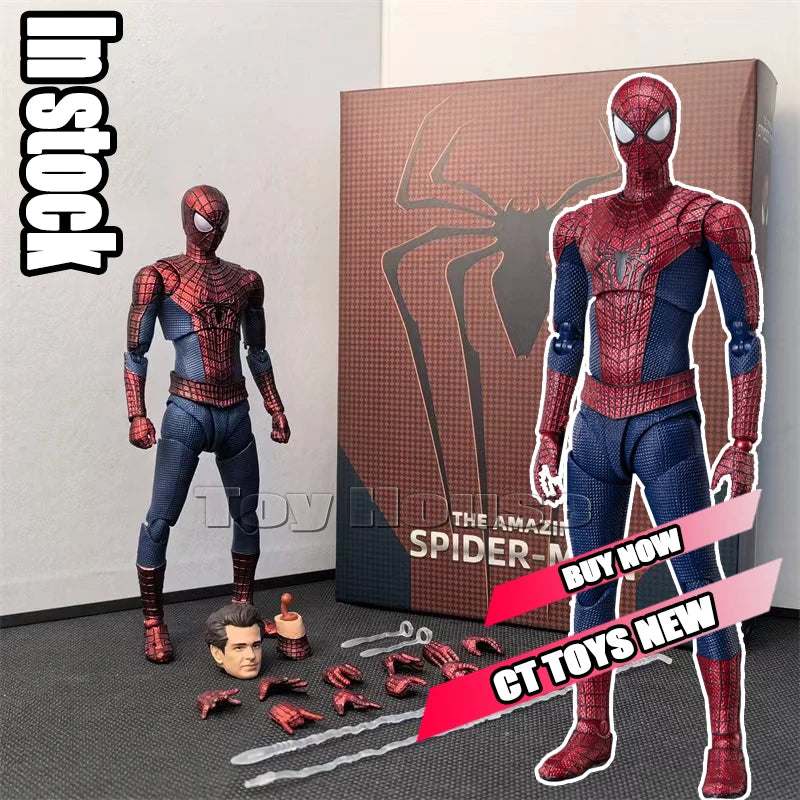 Ct Toys Spiderman Mafex 143 Ben Reilly Comic Version – The Amazing Spider-Man Anime Action Figure, Collectible Toy Gift