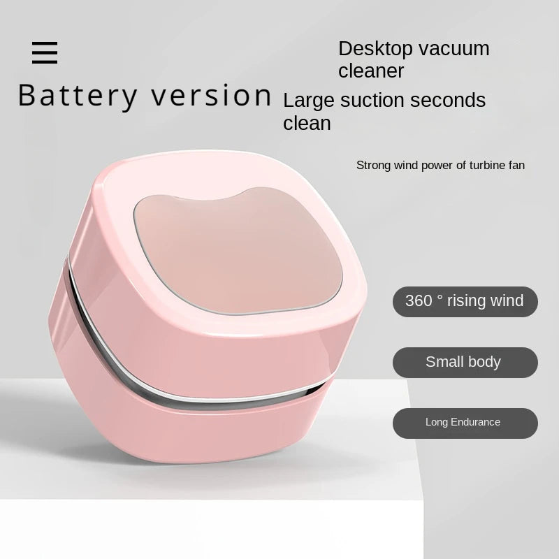 Wireless Handheld Mini Desktop Vacuum Cleaner – Keyboard Eraser, Electric Ash Cleaner, Compact & Portable