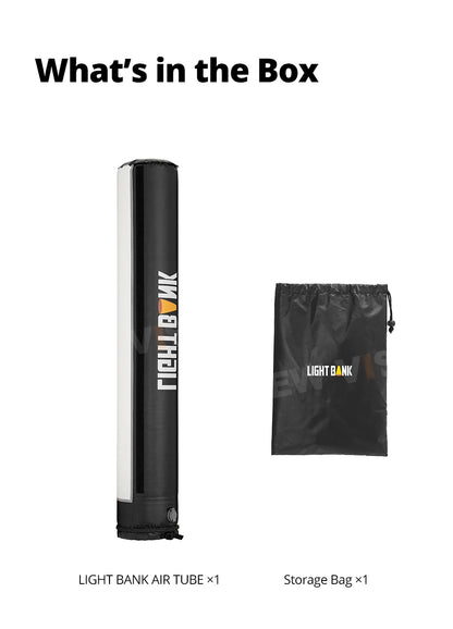 Flynoodle Air Tube Inflatable Softbox - Video Light Diffuser for Aputure, Nanlite, Godox, ZHIYUN & COLBOR