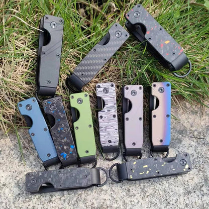 Compact Metal Key Organizer – Minimalist Key Case Holder for 2-6 Keys, Secure Keychain