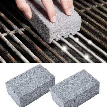 New BBQ Grill Cleaning Stone: Pumice Brick Block for Barbecue Rack & Outdoor Kitchen - Barbecue Cleaning Tool