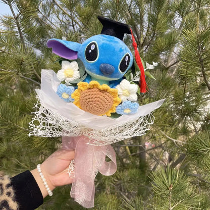 Anime Series Plush Toy Bouquet — Children’s Day, Birthday, Valentine’s & Graduation Gifts