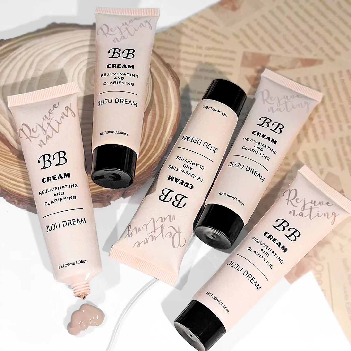BB Cream & Isolation Liquid Foundation – Moisturizing, Oil-Control, Long-Lasting Makeup for Dry Skin, No Powder Finish
