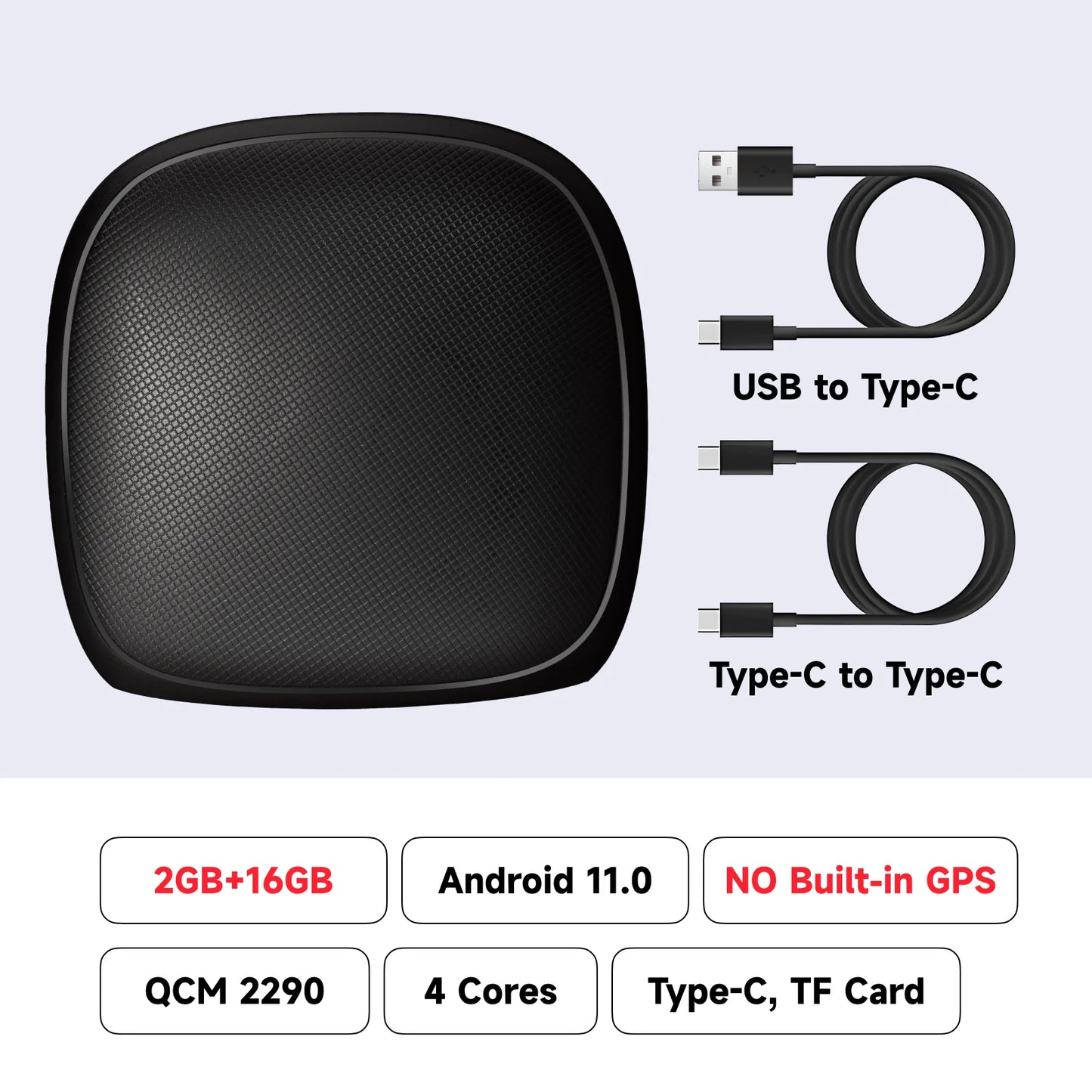 CarPlay AI Box 8+128G Android 13 – Wireless CarPlay & Android Auto, 8-Core CPU, 4G LTE for VW, Audi, Kia, Fiat