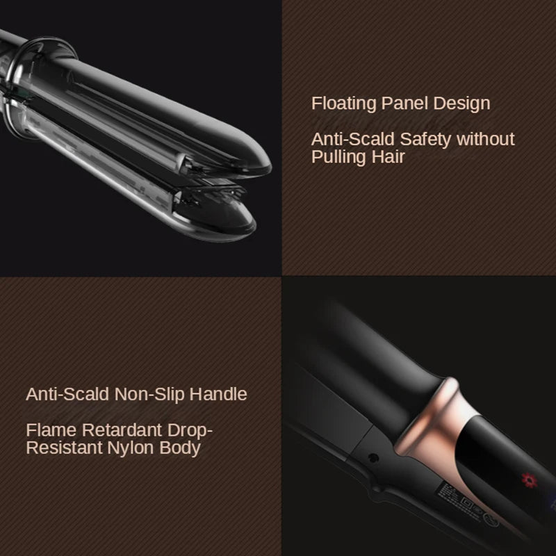 2 in 1 Flat Iron Hair Straightener – Professional Hair Iron for Straightening & Curling