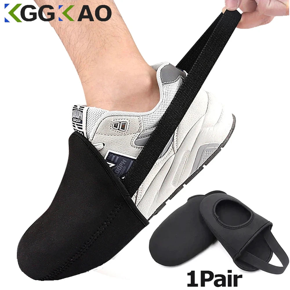 Cycling Shoe Covers – Waterproof & Warm MTB Road Bike Toe Overshoes Protectors for Winter
