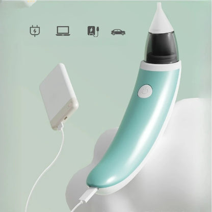Electric Baby Nasal Aspirator - Rechargeable Newborn Nose Cleaner for Gentle Nasal Care