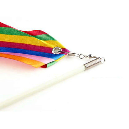 4m Colorful Gymnastics Dance Ribbon with Rod – Kids Performance Toy, Outdoor Sports & Gift for Children