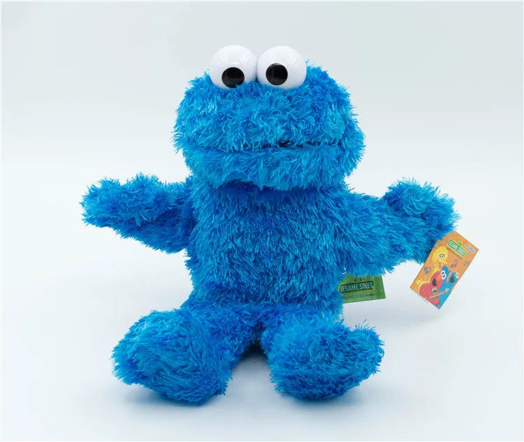 Sesame Street Plush Puppet Toys - Soft Stuffed Cartoon Figures for Kids Pretend Play & Collection