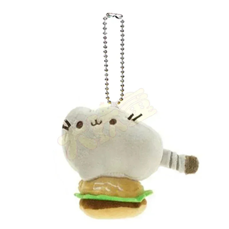 Pusheen Kawaii Cat Plush Toy - Cute Donut, Unicorn, Ice Cream, Pizza, and Cake Stuffed Animal for Gifts and Room Decor