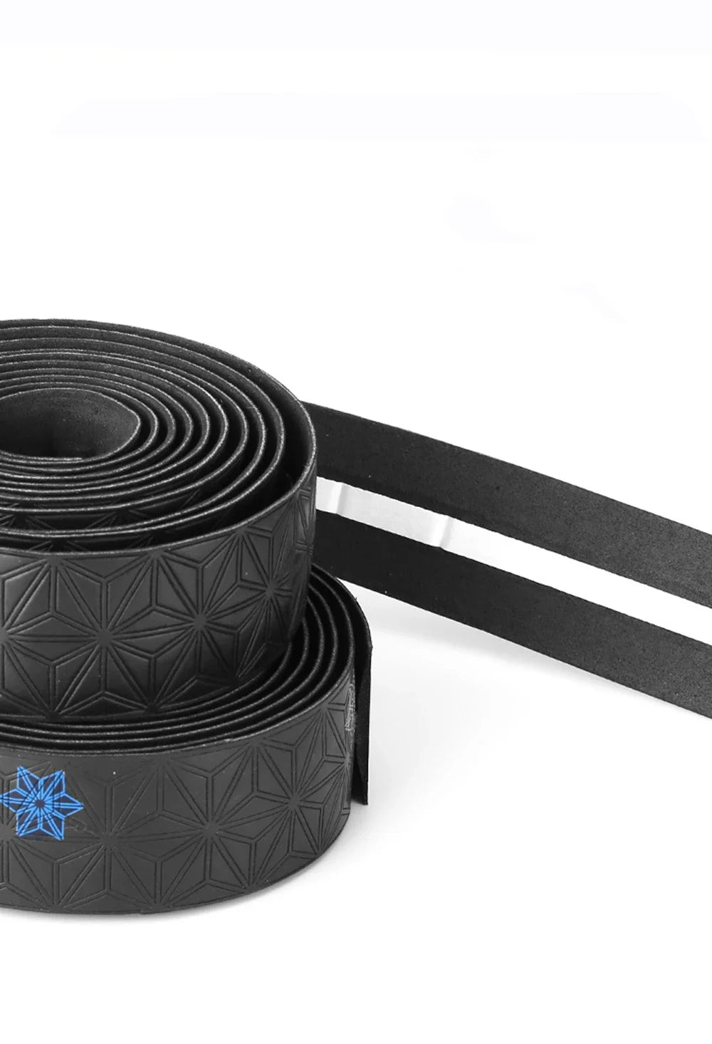 2Pcs PU Bicycle Handlebar Tape - Anti-Slip Shock-Absorbing Road Bike Grip Tape with Bar End Plugs