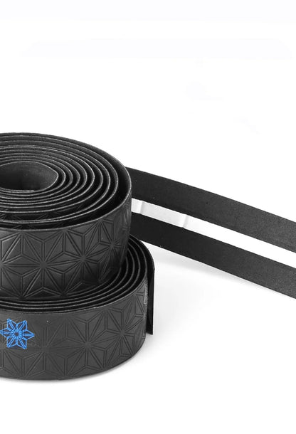 2Pcs PU Bicycle Handlebar Tape - Anti-Slip Shock-Absorbing Road Bike Grip Tape with Bar End Plugs