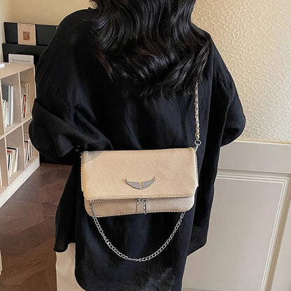 Women's Luxury Square Chain Bag - 2026 Fashionable Vintage Shoulder Messenger Purse